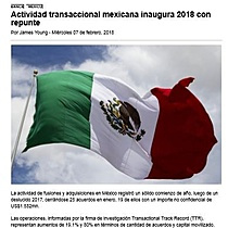 Actividadtransaccionalmexicanainaugura2018con repunte